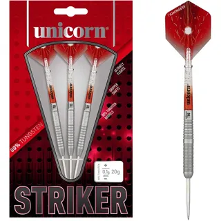 Unicorn Information System Unicorn Core XL Striker Steel Darts - Silver / Red - 22 g