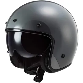 LS2 OF601 Bob Solid Grau XS