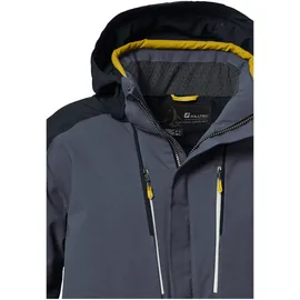 KILLTEC Herren Skijacke/Funktionsjacke mit abzippbarer Kapuze und Schneefang KSW 69 MN SKI JCKT, Dunkel Stahlblau XL,
