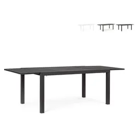 BIZZOTTO Hilde Gartentisch 160-240 x 90 x 75 cm Anthrazit