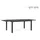BIZZOTTO Hilde Gartentisch 160-240 x 90 x 75 cm Anthrazit