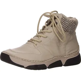 Rieker Damen Schnürstiefel Beige Gr.: 38