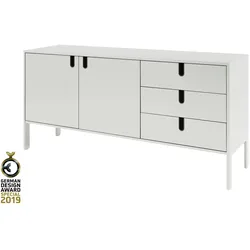 Sideboard  Uno , weiß , Maße (cm): B: 171 H: 86 T: 46