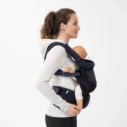 Physiologische Babytrage ab 9 Monate bis 15 kg - MH500 marineblau, blau, EINHEITSGRÖSSE