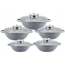 klönberg Topf-Set 10-tlg. 1 x 20 cm rund + 1 x 2,0 L + 1 x 2,6 L + 1 x 3,3 L + 1 x 3,9 L