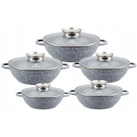 klönberg Topf-Set 10-tlg. 1 x 20 cm rund + 1 x 2,0 L + 1 x 2,6 L + 1 x 3,3 L + 1 x 3,9 L