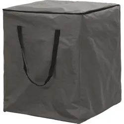 Gartenmöbel-Schutzhülle BEST, grau (anthrazit), B:75cm H:90cm L:75cm, Polyester, Planen, für Lounge-Kissen 75x75x90 cm