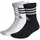 adidas 3-Streifen Cushioned Crew Socken 3 Paar Medium Grey Heather / White / Black / White 46-48