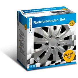 CARTREND Storm 14 Zoll 4 Stück Silber
