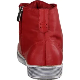 Andrea Conti Damen High Top Sneaker Schnürer Leder dynamisch 0341500, Rot Chili 583,36 EU