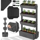 Kesser Hochbeet mit Etagen 60 x 30 cm Grau