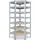 shelfplaza Eckregal 230 x 90 x 60 cm Silberfarben