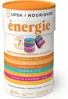 Gummies 7en1 UPSAxNourished Energie physique & mentale - Adulte Complément Alimentaire Sans Sucres Gomme Aux Fruits 30 pc(s)