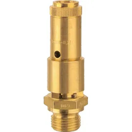 Riegler Sicherheitsventil DN 10 Messing G 1/2 Ansprechdruck 1 bar