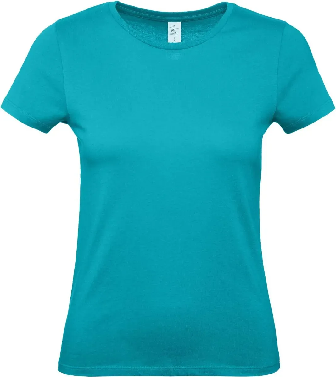 B&C Damen T-Shirt #E150 TW02T real turquoise M