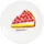 Blond Amsterdam Kuchenteller Himbeerkuchen in Bunt – Ø18cm | Gr.: onesize