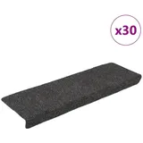 vidaXL Stufenmatten Selbstklebend 30 Stk. Anthrazit 65x21x4 cm
