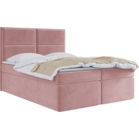 Boxspringbett mit Bettkasten 120x200 140x200 160x200 180x200 200x200 Doppelbett Gepolstert Bett Mit Matratze und Topper - Stauraumbett mit Kopfteil...