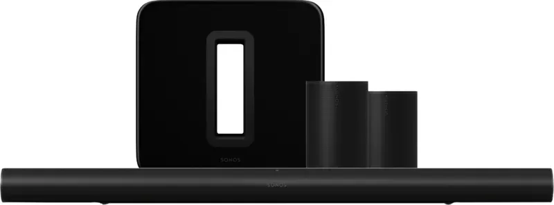 Preisvergleich Produktbild Sonos Arc Ultra + Era 100 Heimkino-Set Schwarz