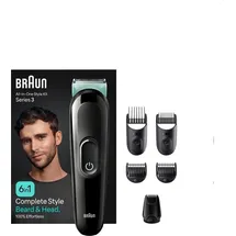 Braun Series 3 MGK3411 Schwarz