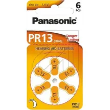 Panasonic Hörgerätebatterie PR 13 6 St.