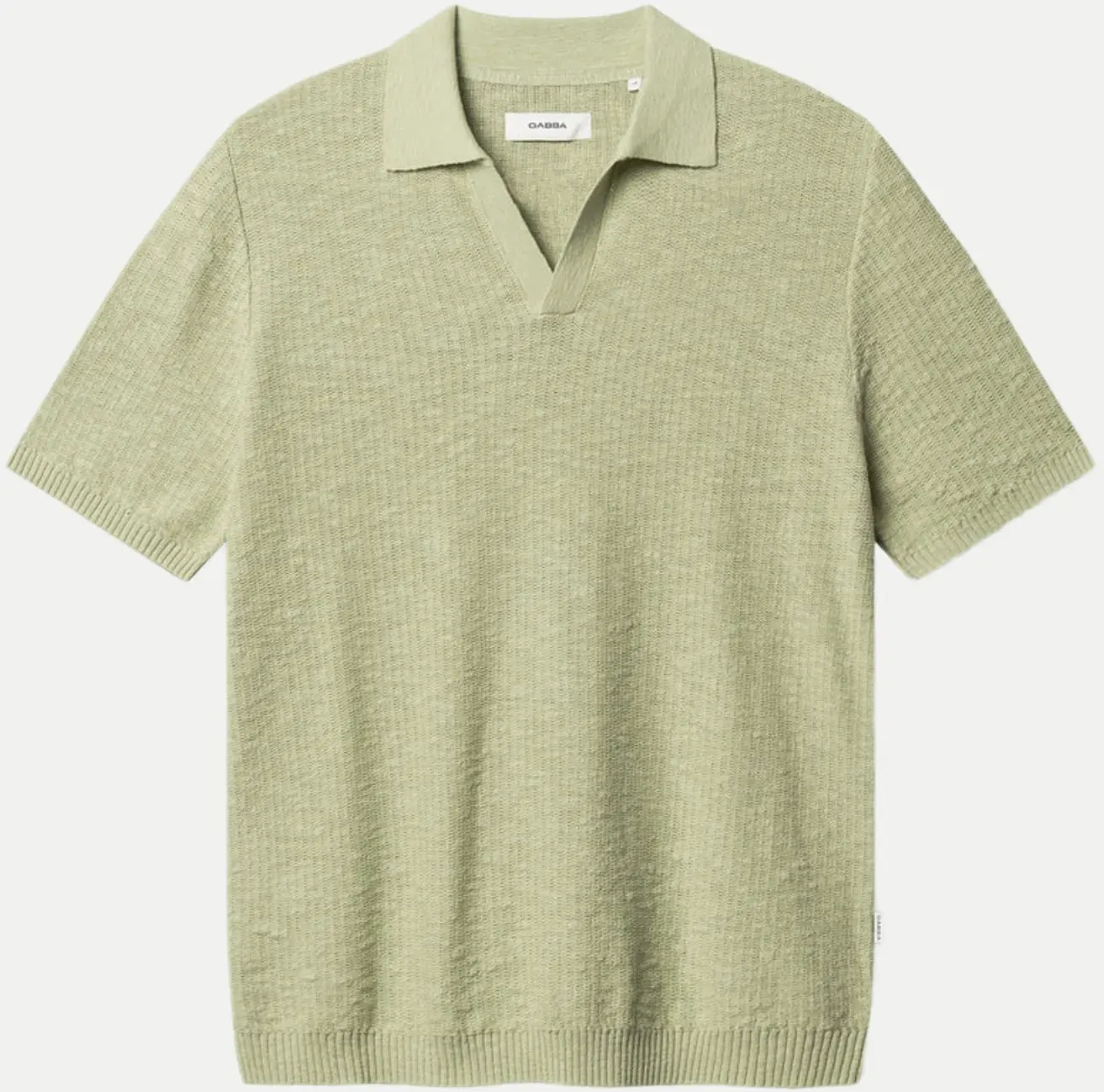 Kurzarm-Strickpullover Grün XL
