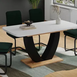Vicco Fenaro 120 x 77,4 x 80 cm weiß/goldkraft Eiche