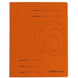 herlitz Schnellhefter Quality Karton orange DIN A4