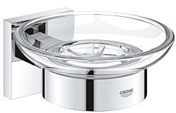 Preisvergleich Produktbild Grohe Start Cube Seifenschale mit Halter 41096000  Chrom