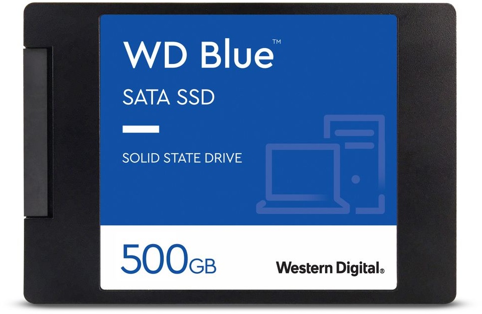 WD BlueTM SATA SSD 2,5" 500 GB, 560 MB/s