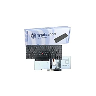 Trade-Shop Original Laptop Tastatur/Notebook Keyboard Deutsch QWERTZ mit Hintergrund-Beleuchtung ersetzt 04Y0798 GS-85D für Lenovo Thinkpad X1 Carbon Gen1 2013