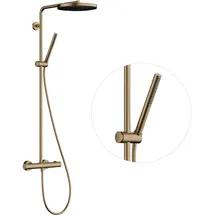 Hansgrohe Pulsify S Puro Aufputz-Duschsystem mit Thermostat, 24222140,