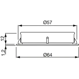 Domus Line LED Einbauleuchte Smally XS D-Motion 3er Set, weiß