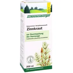Zinnkraut naturreiner Heilpflanzensaft Schoenenberger