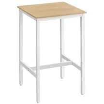 VASAGLE Bartisch 60 x 60 x 92 cm Beige