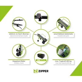 Zipper Akku-Transportwagen Sackrodel ZI-ET260