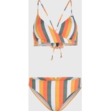 O'Neill ONEILL BAAY - Maoi Bikini SET, orange multistripe 36