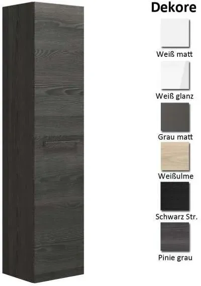 Dansani Mido+ Hochschrank 30 cm rechtsanschlag - Badmöbel