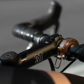 Knog Oi Luxe Fahrradklingel Large messing 23,8 - 31,8 mm