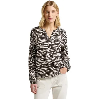 STREET ONE Tunika mit Zebra Print, - Braun