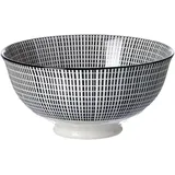 Flirt by R&B Takeo Stripes Servierschale Schwarz 12 cm