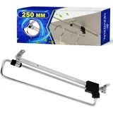 Kleiderstange Ausziehbar Schrank 250 mm - Ausziehbare Kleiderstange aus Stahl Gefertigt Geeignet für Verschiedene Schränke Typen - Garantie 10 Jahre - MONTERAL