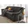 DOMO collection Couch Mikrofaser 3-Sitzer Grau