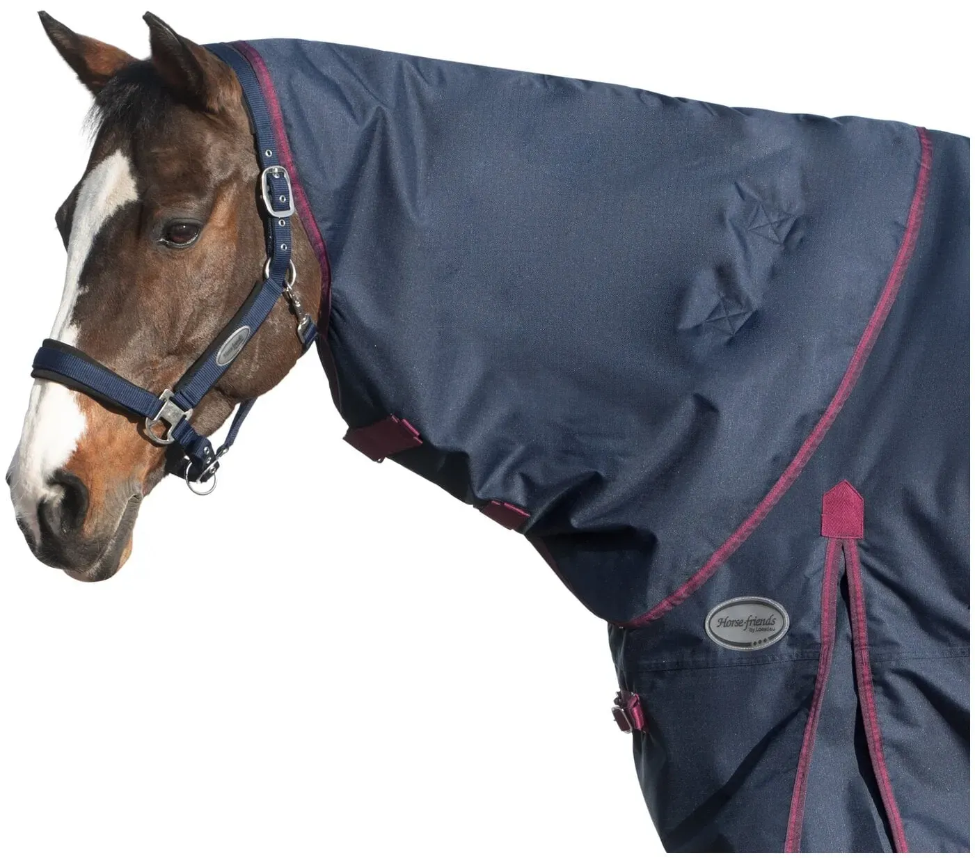 Horse-friends Halsteil Hamburg 100 g navy/berry M