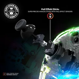 Snakebyte RGB S Controller Transparent Nintendo Switch