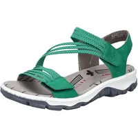 Rieker Trekkingsandalen 68871-52 grün Damen