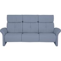 Himolla Komfortklass 3-Sitzer-Sofa Heimkino, Hellblau, Leder, Echtleder, Longlife-Leder, 209x89x105 cm, Blauer Engel, Goldenes M, Made in Germany, Emas, Typenauswahl, Lederauswahl, Stoffauswahl, Hocker erhältlich, Rücken echt, Wohnzimmer, Sofas & Couches, Wohnlandschaften, Ledersofas