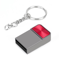 LEIZHAN USB 3.0 Flash-Laufwerk, Mini-USB-Flash-Laufwerk, USB-Flash-Laufwerk fürs Auto, USB-Flash-Laufwerk mit Kette für PC, Laptop usw. (16GB,Rot)