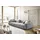 Candy Big-Sofa 3C CANDY "Yoshy Mega Sofa mit Komfortfunktionen, modern und bequem", grau, B:298cm H:74cm T:120cm, 88% Polyester, 12% Polyacryl, Sofas, Big-Sofa, Zwei Sitztiefen durch verstellbare Rückenlehne, Bezug in Cord