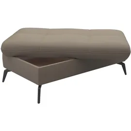 sit&more Polsterhocker Amica mit Stauraum 102 x 47 x 69 cm Grau